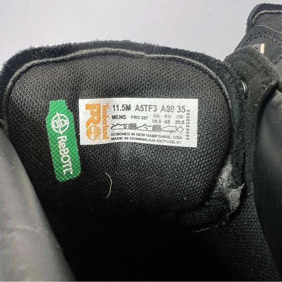 Timberland PRO Mens Sawhorse 6" Composite Safety Toe Black Size 11.5M - Picture 10 of 12